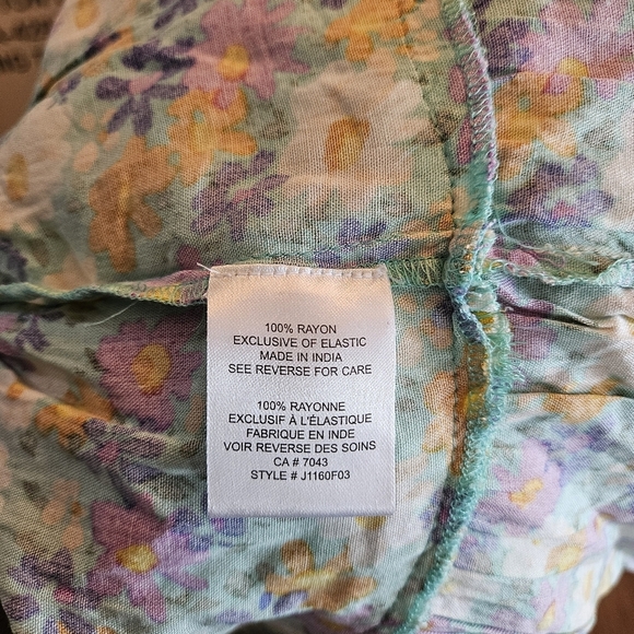 NWT Patrons Of Peace Daisy Sundress Floral Print Mini Feminine Sun Dress Size XS - Picture 15 of 15